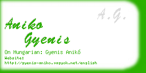 aniko gyenis business card